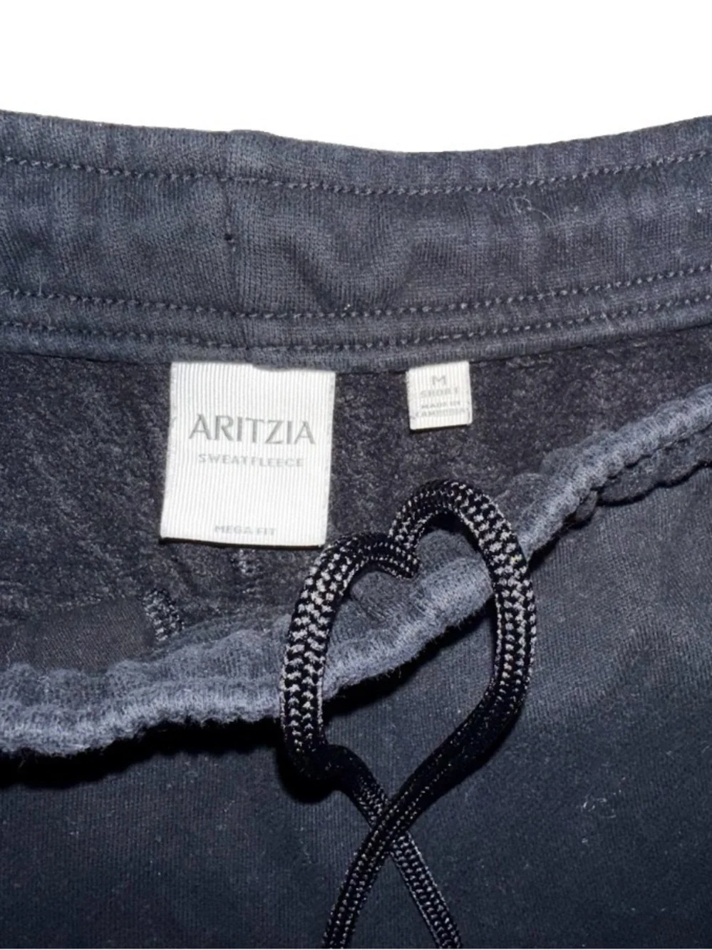 Aritzia Tna Cozy Sweatfleece Mega Cargo Sweatpant Black M Regular